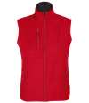 03826 Falcon BW Lds SOL'S Ladies Falcon Recycled Soft Shell Bodywarmer Pepper Red colour image
